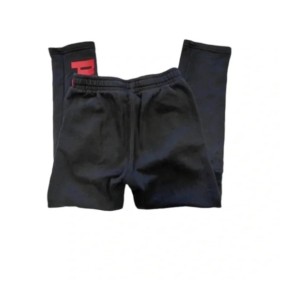 Puma Jogging Sweat Pants Black Size Large - Picture 3 of 8